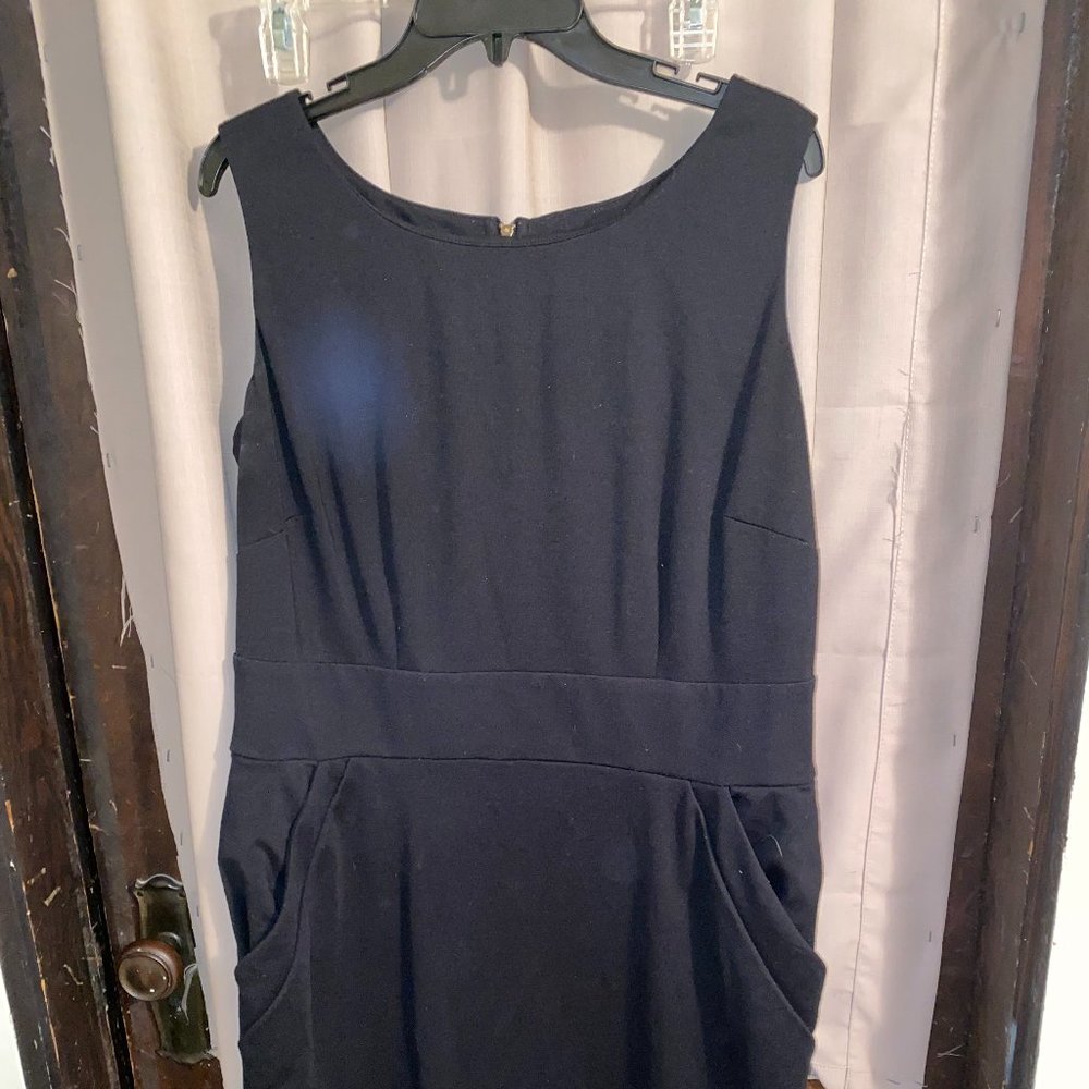 Alfani Knee Length Career business Dress. Sleeveless. Pockets! Size 14W